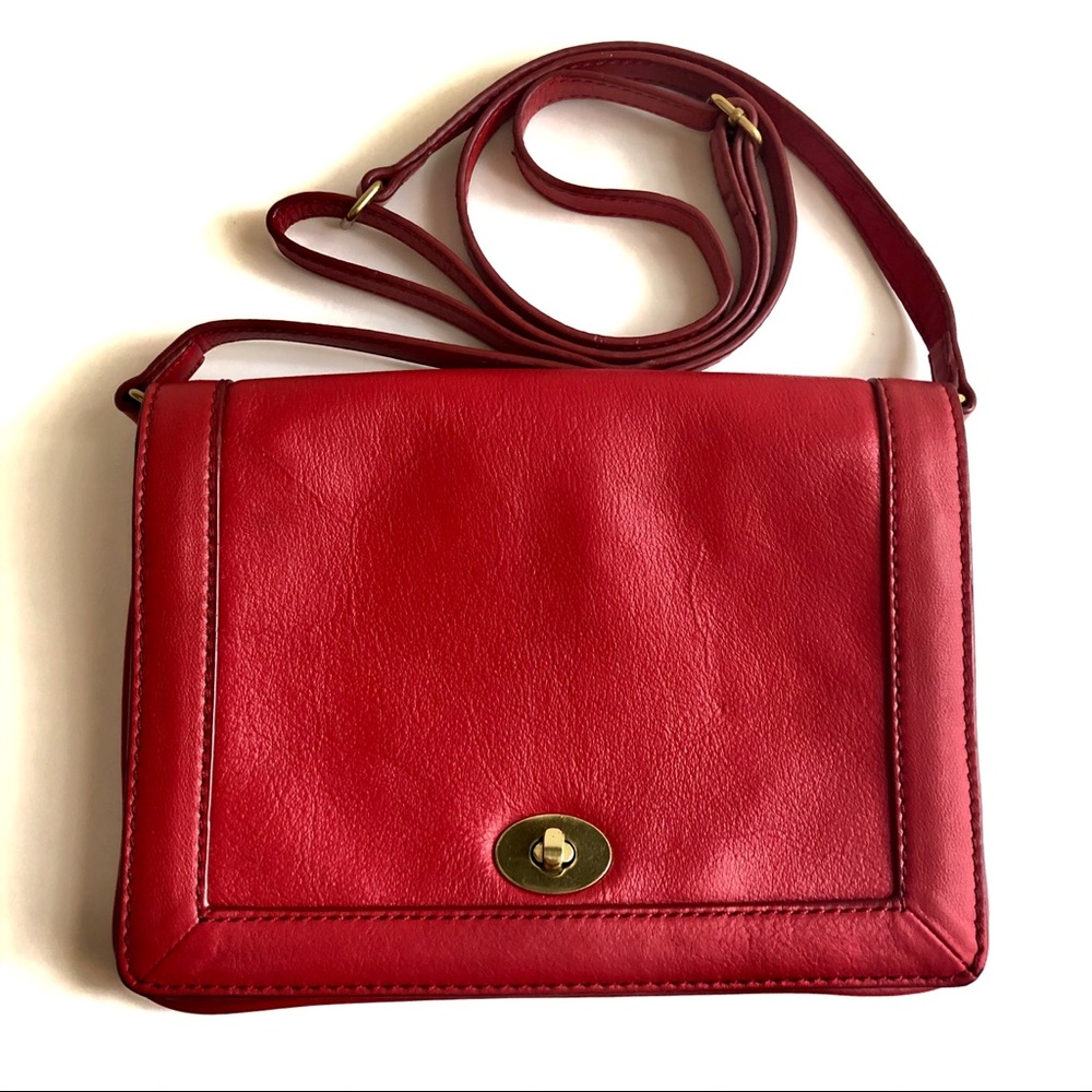 JCrew Leather Purse w/Adjustable Removable Strap